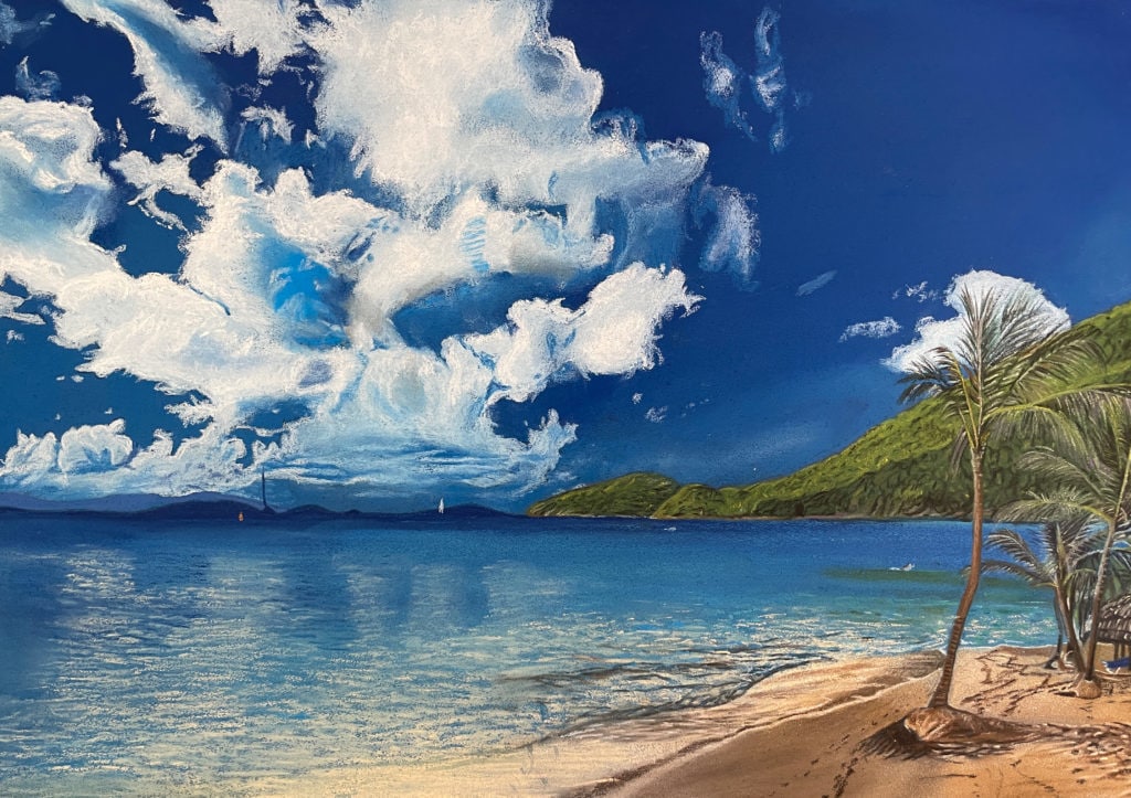 インテリアに最適！リアル系、創作系風景画を描きます お写真から部屋に飾りやすい風景画や創作風景画を制作します イメージ4