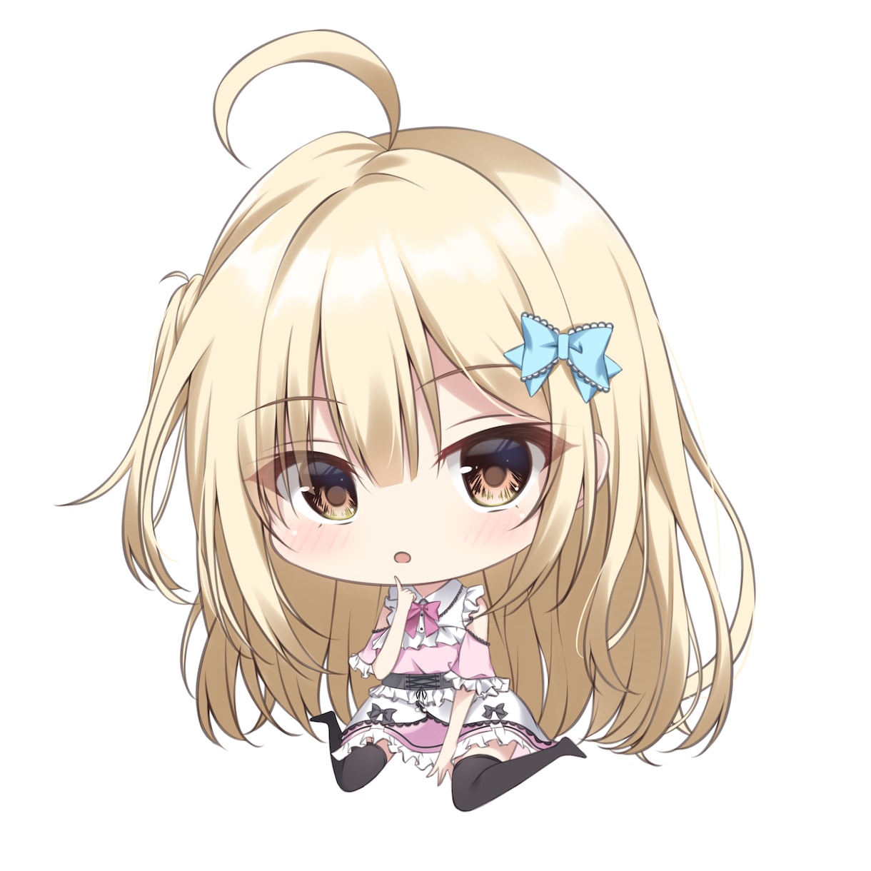 SD/ちびキャラを制作します デフォルメのキャラクターイラスト。 イメージ3