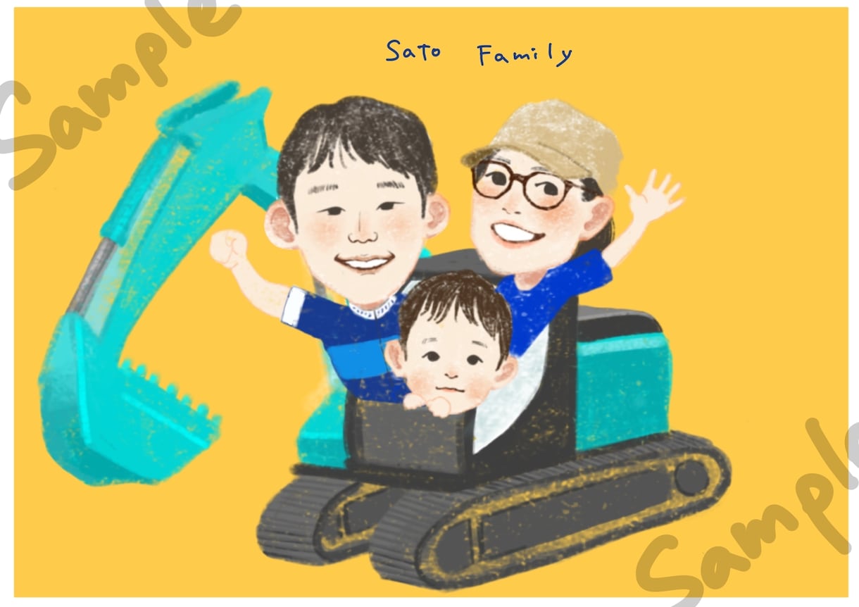 やさしく、あたたかい雰囲気の似顔絵をお描きします 卒業・お別れ・お誕生日・記念日に イメージ2