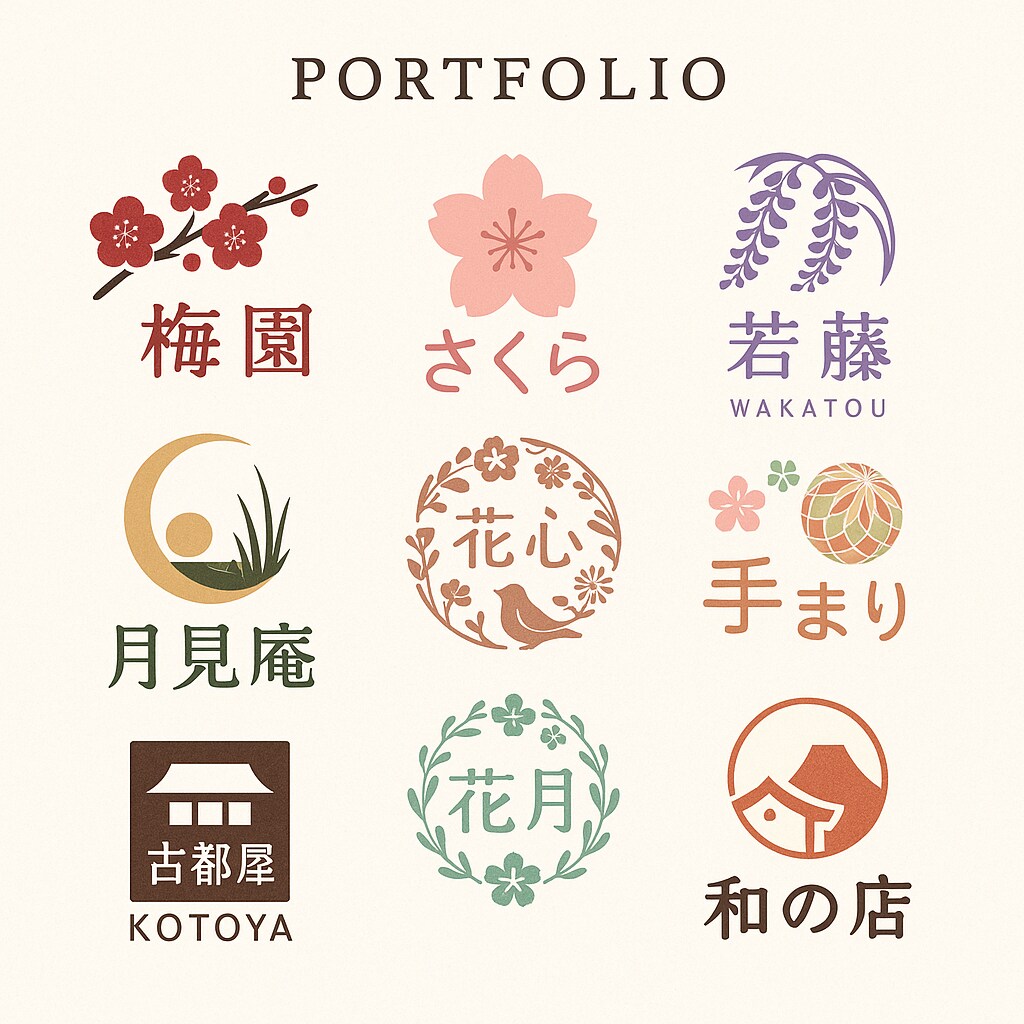 女性向けロゴ作成   を致します 北欧/パステル/和柄可愛い・優しい雰囲気のロゴを作ります イメージ3