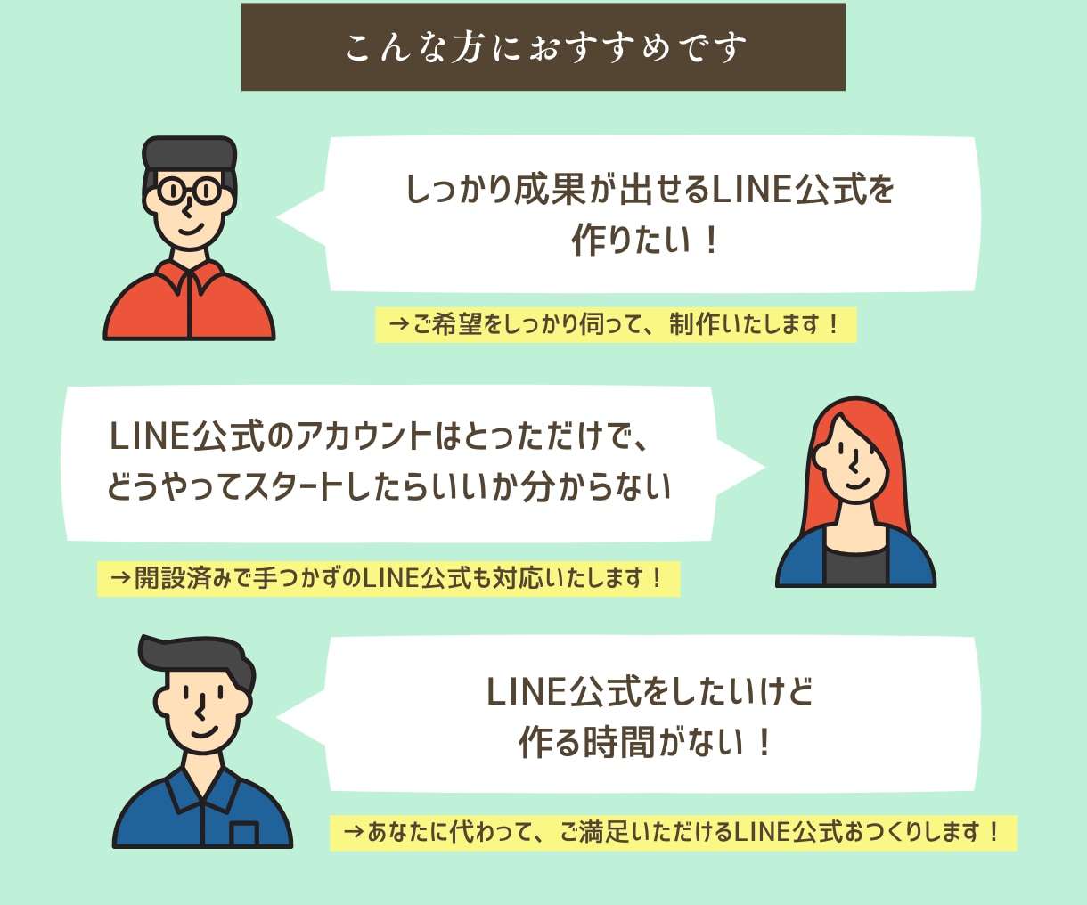 丸投げOK！集客につながるLINE公式を構築します 初めてでも安心｜マーケ歴9年が設計から一括対応 イメージ2