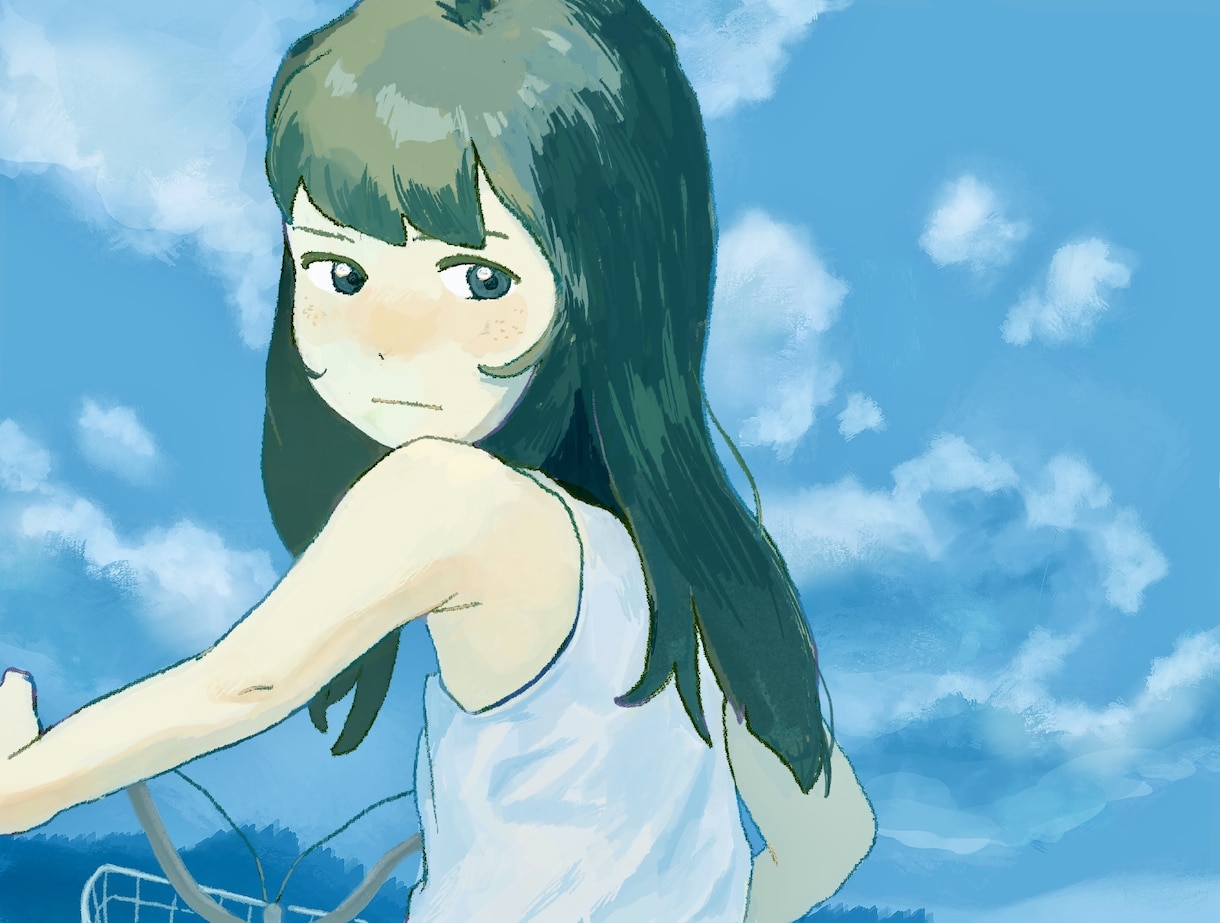 物語性を感じる女の子イラストを描きます 動画サムネイル、SNSアイコンなどご要望に合わせて制作します イメージ2