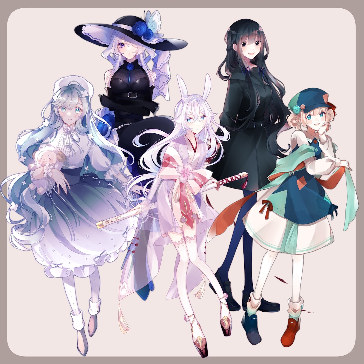 立ち絵制作いたします ゲーム、TRPGなどにどうぞ＊ イメージ3