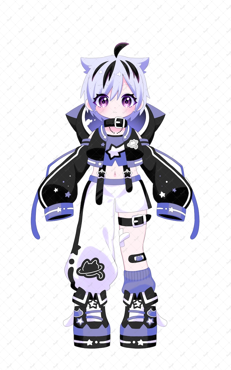 Vtuberデビューに必要なもの一括制作します シンプルだけどしっかり動くモデリング！格安で受け付けています イメージ6