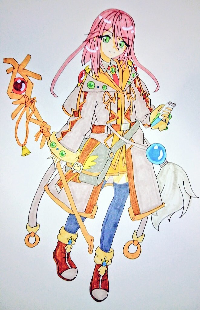 既存のキャラデザ販売致します キャラデザ、術師（女の子）※魔道士にも錬金術士にも。 イメージ1