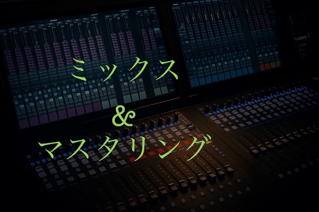 現役プロエンジニアがミックス〜マスタリング承ります 初心者の方でも大歓迎！お気軽にご用命ください イメージ1