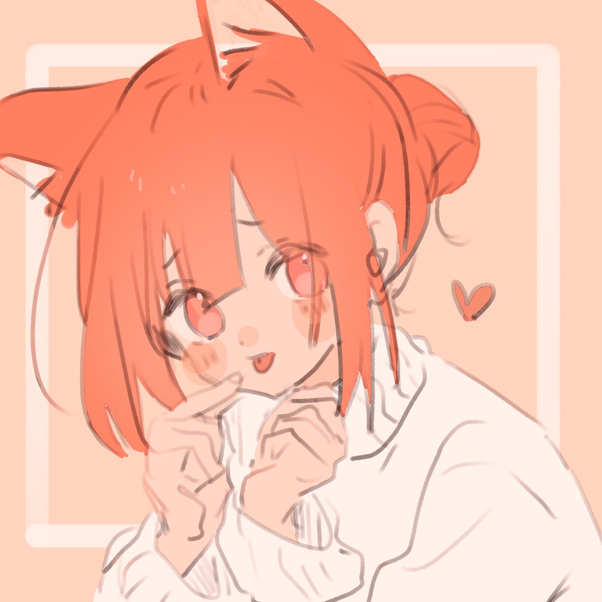 かわいい女の子のアイコン描きます ふわふわした雰囲気が得意です！ イメージ1