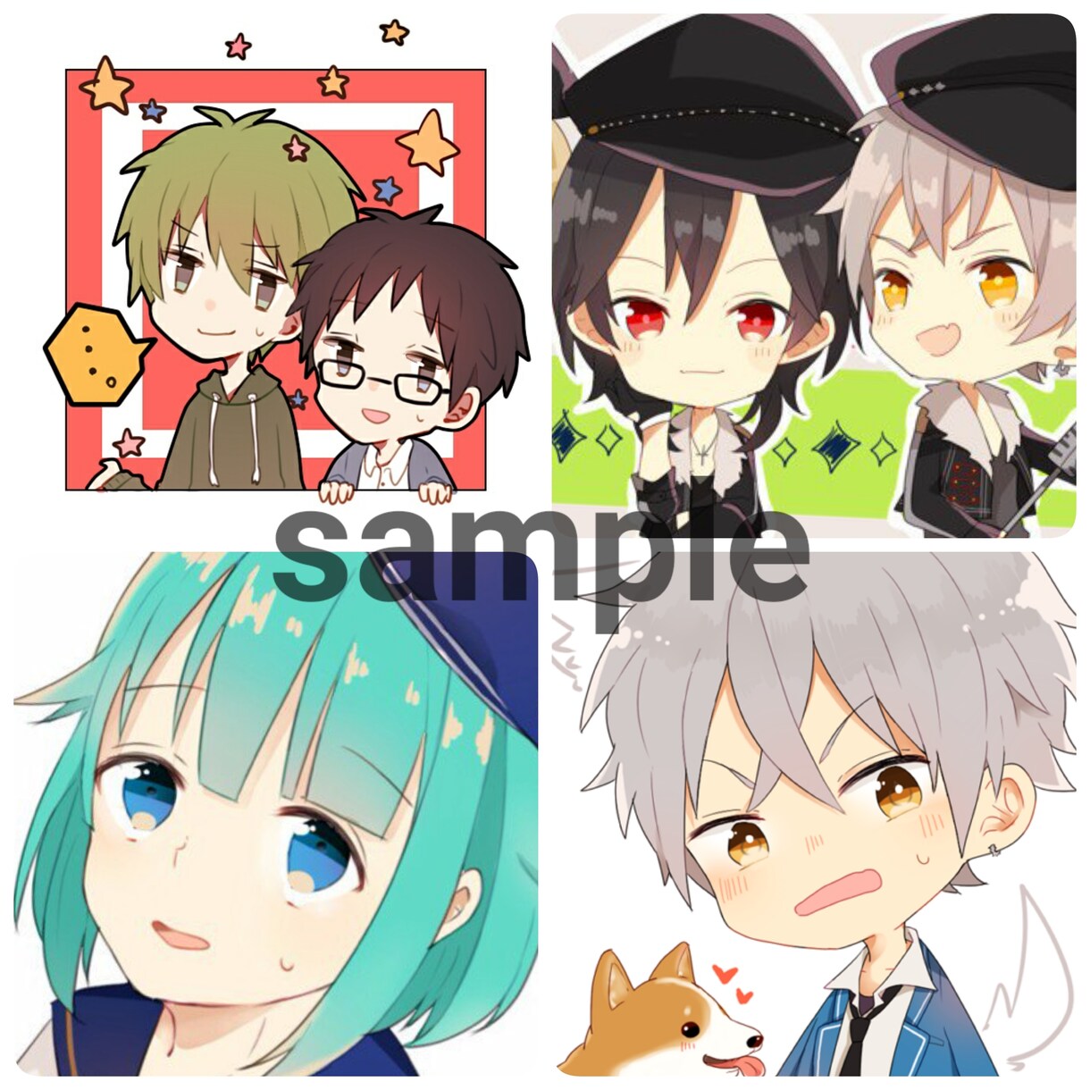 SNS用のアイコン描きます 自分だけのアイコンが欲しい方！ イメージ3