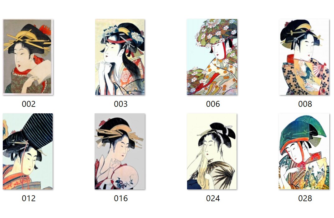 歌麿と写楽の正式浮世絵のモデルにします 浮世絵合成は商用利用許諾付で、キャラクター事業にもお勧め イメージ3