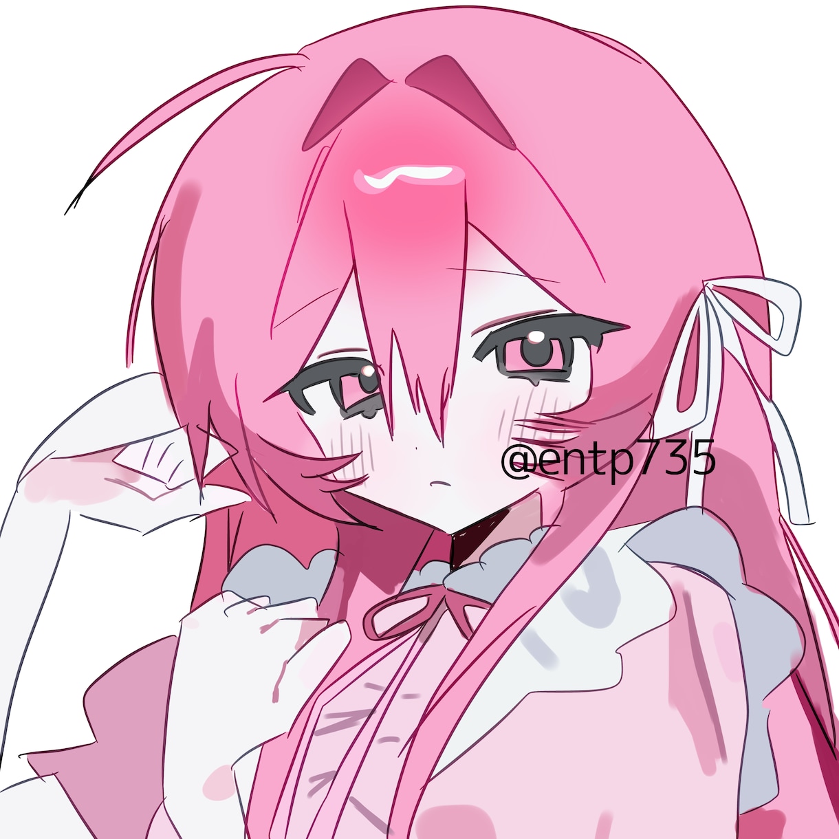 バストアップイラストを制作します お好きなキャラクターを一枚のイラストに仕上げます イメージ1