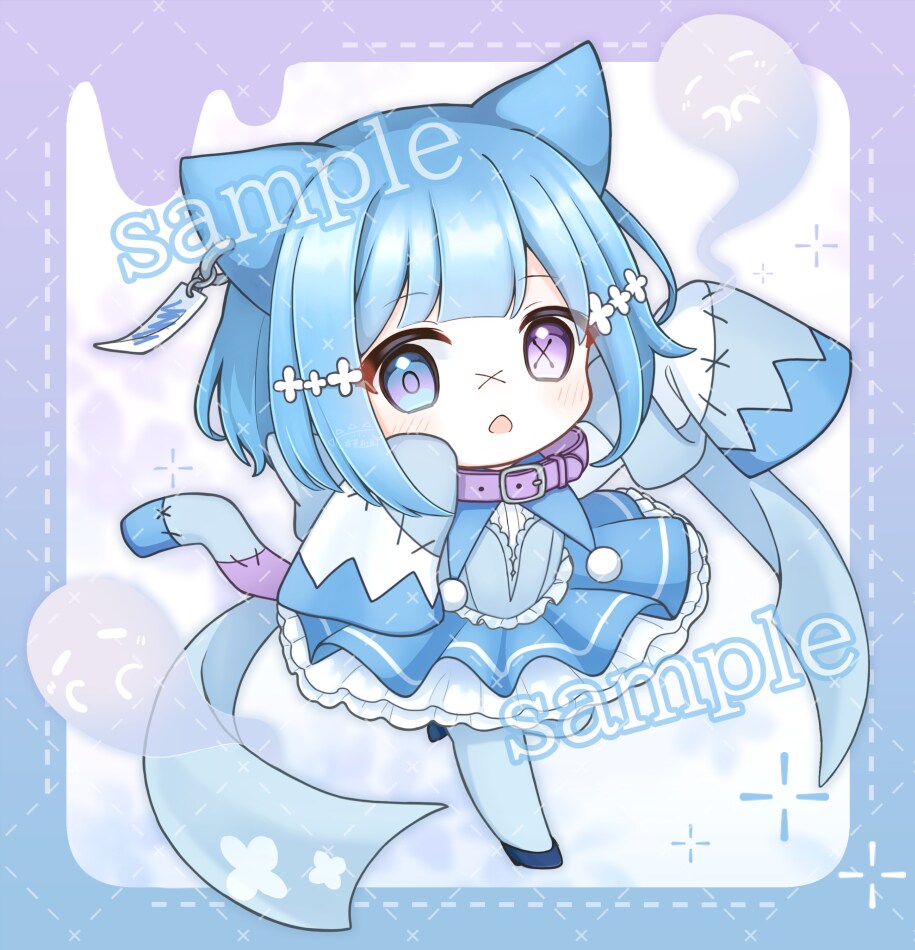 ２.５頭身のキャラクターイラストお描きします 動画やSNSアイコンに使えるイラストが欲しい方に イメージ1