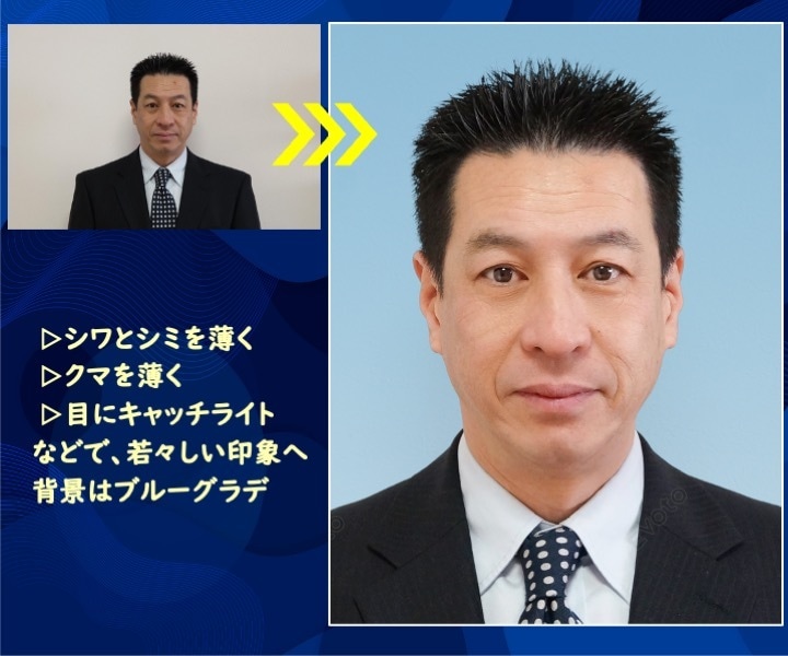 就活と転職の顔写真専門！初見の印象をアップさせます お手軽に、コスパ良く、就活写真館のクオリティーを イメージ4