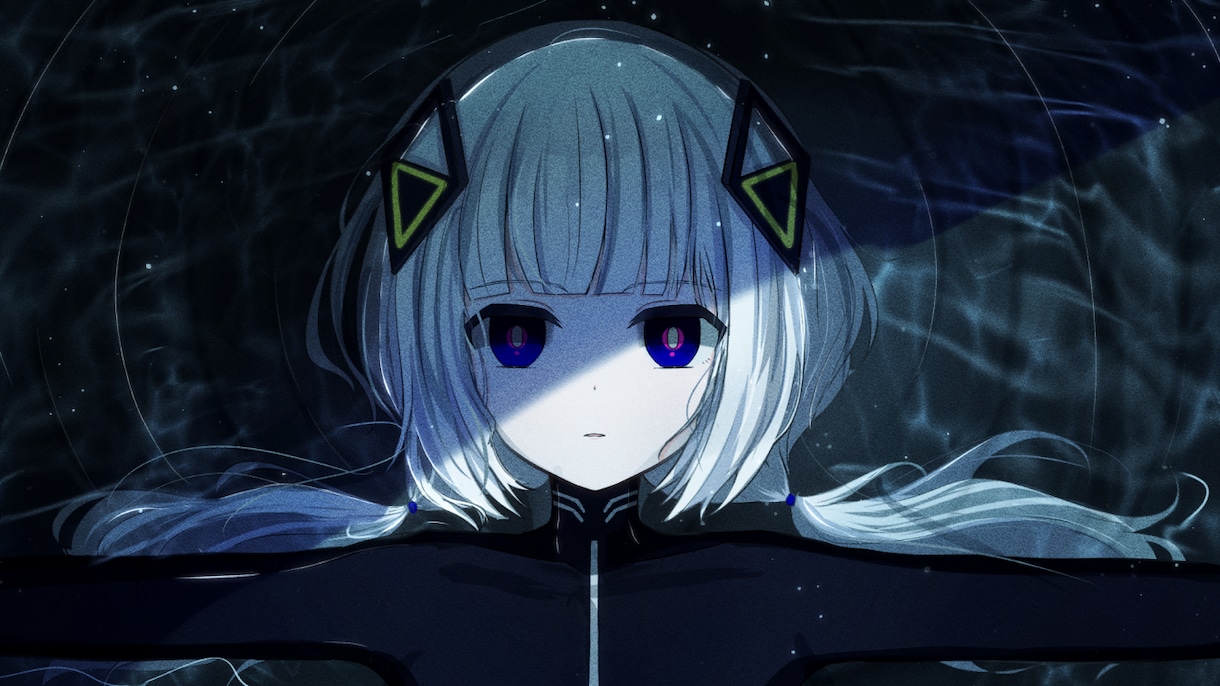 ダークで不穏な美しいイラストを制作します 仄暗い雰囲気の歌ってみた・MV・配信・サムネイルなどに イメージ1
