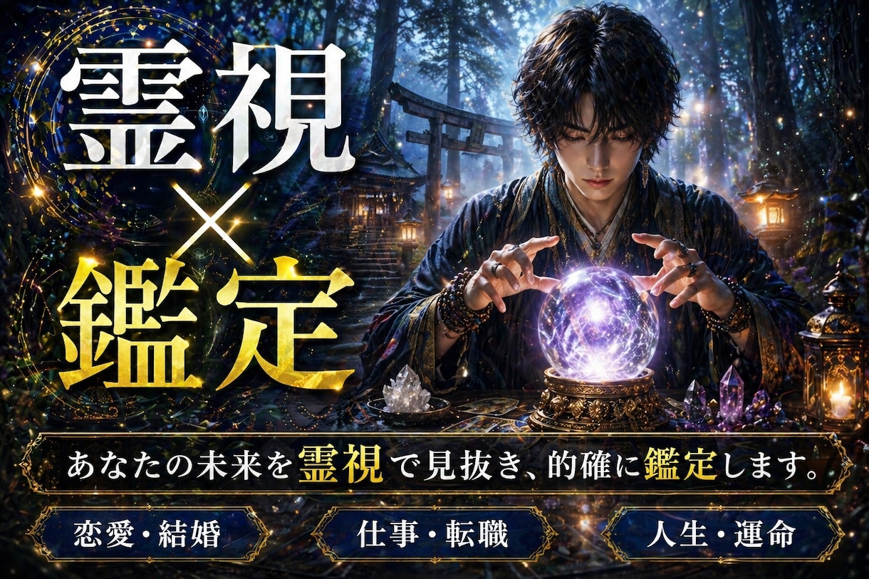 家系200年霊視/霊能者鑑定/お悩み解決します 【2500字以上】開運・金運・仕事・結婚恋愛復縁・未来 イメージ1