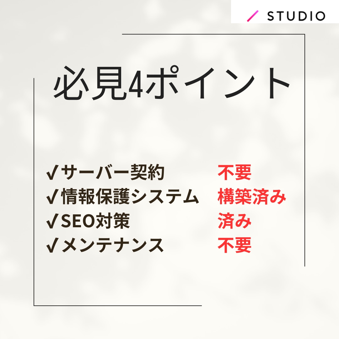 SEOプロ｜SRUDIOでホームページを作成します Webコンサルが効果を最大化するホームページを丁寧に作成 イメージ2
