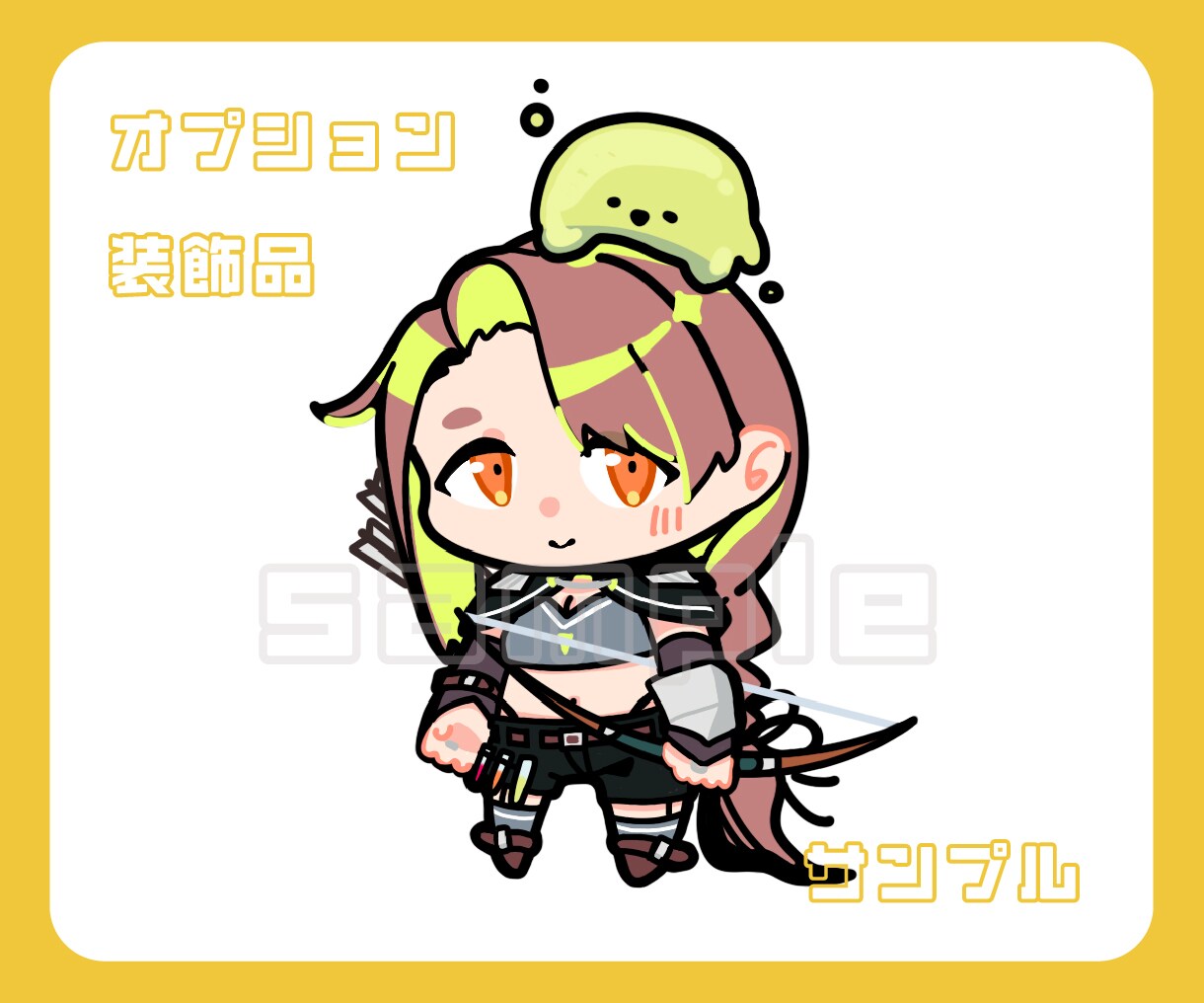 チビキャラ描きます 【シールなどの、アイテム向きかも】 イメージ4