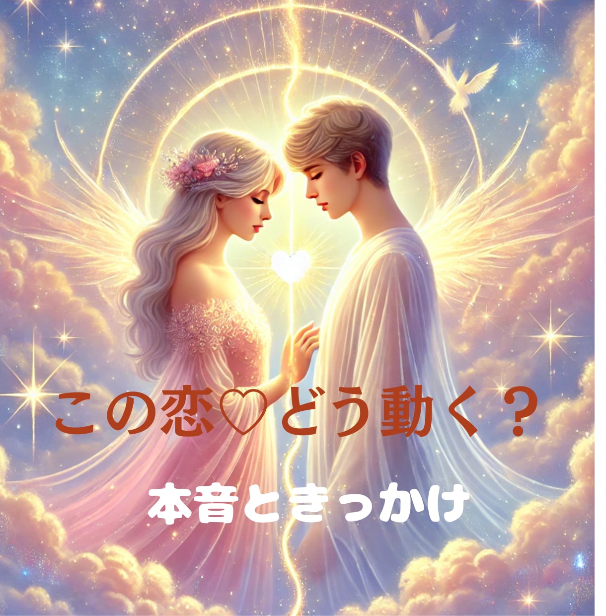 この恋♡どう動く？運命の流れをそっと占います あの人の本音と恋が動くきっかけを♡霊感タロットで答えます♡ イメージ1