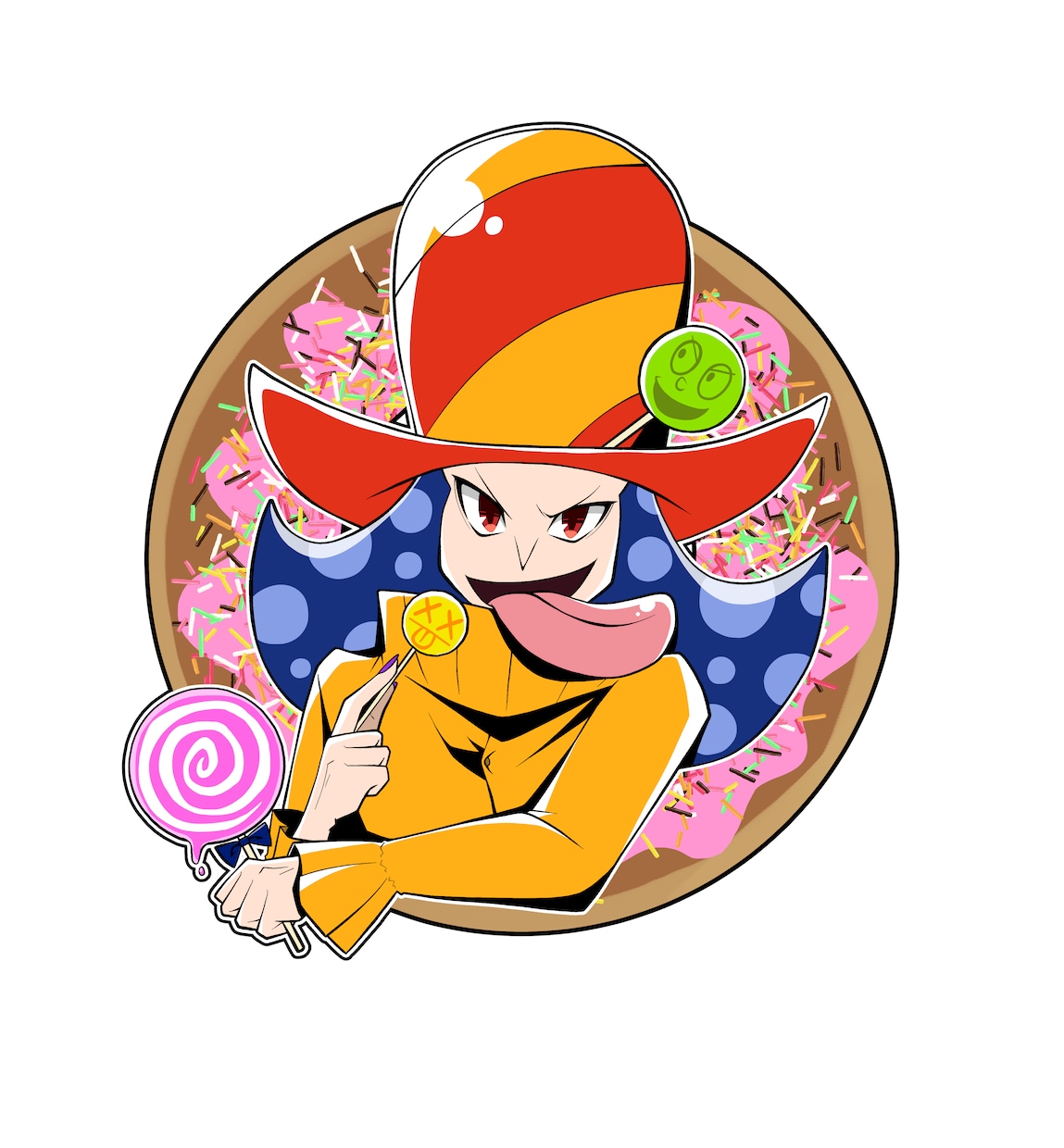 鮮やかカラーのSNSアイコンを制作します キャラクターやVTuberさんを、色鮮やかに描きます イメージ3