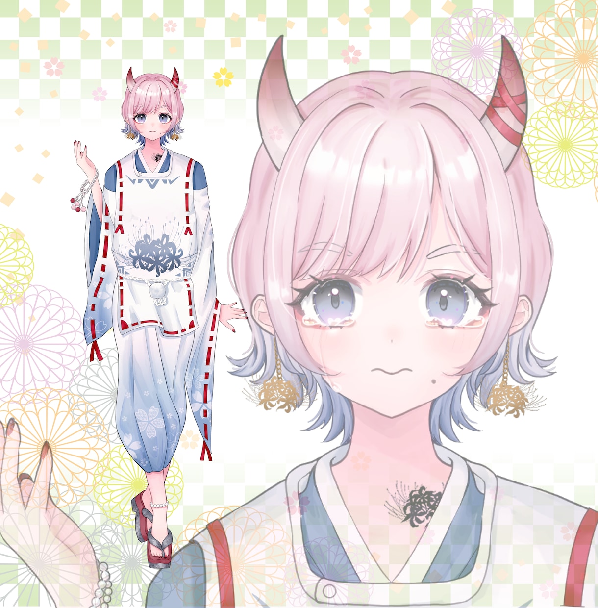 可愛いキャラクターデザイン&立ち絵をお描きます 商用OK◎Vtuber、イリアム、ゲームの配信等に♡ イメージ6