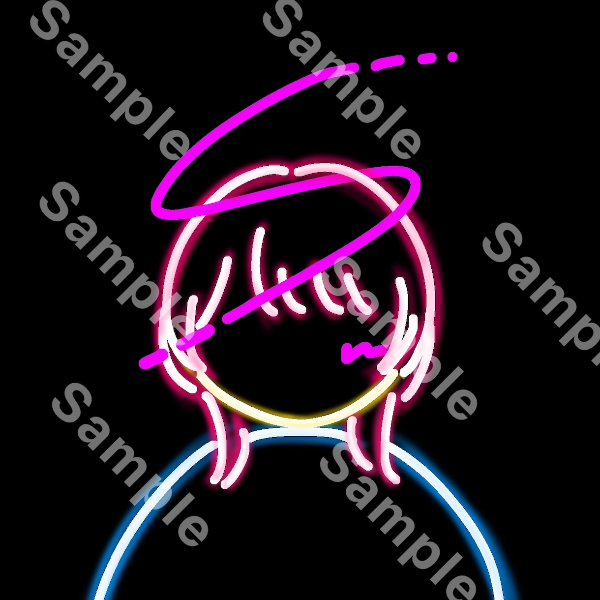 初期設定アイコンをアレンジします 可愛いネオンカラーで個性的なアイコンに！ イメージ1