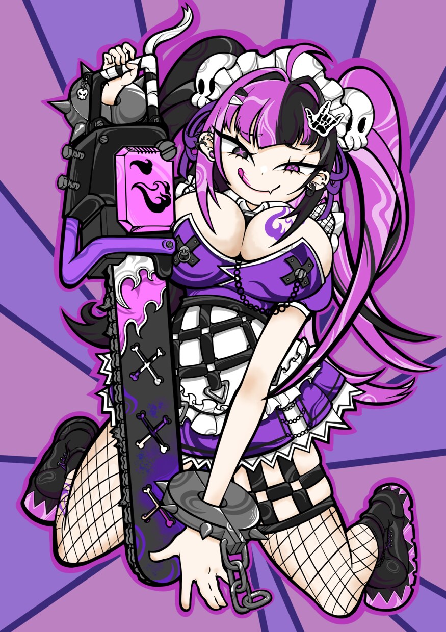サムネやグッズにオススメの一枚絵描きます 様々な用途で使える派手で目を引く一枚を イメージ2