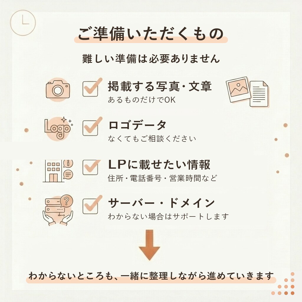 導線から整えるLP制作します 個人事業主様向け｜集客につながる導線を設計します イメージ8