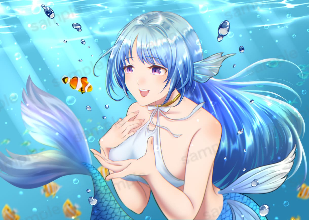 透明感のあるアイコン・イラスト作成します ◆SNS・ブログ・サムネ・プレゼント用などに◆ イメージ2