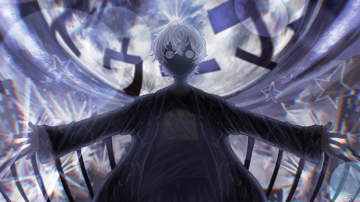ダークやシックな雰囲気のイラストを描きます MVや配信や表紙など目を惹くイラストが欲しい方に！ イメージ4