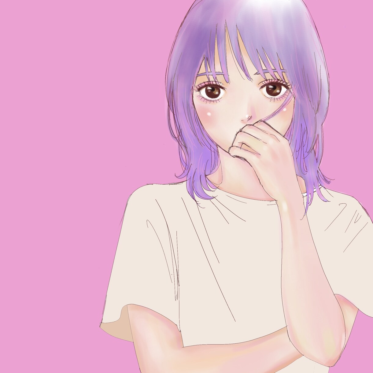 手書き風☆繊細でおしゃれな似顔絵お描きします LINEやSNSに★写真をモチーフに美化してお描きします イメージ1