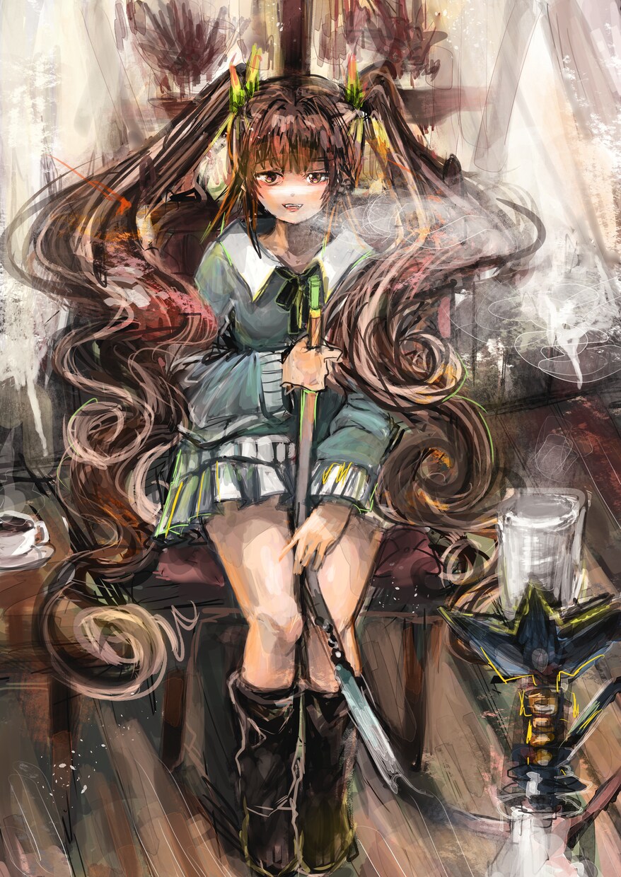 アイコンイラスト・ヘッダー制作します ノイジーで厚塗りの少女やケモノを鮮やかに描きます。 イメージ1