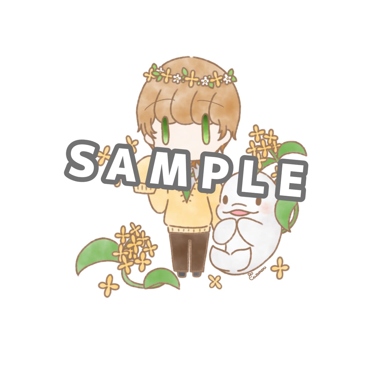 ほのぼのな似顔絵を描いてます ほのぼのなイラストが好きな人はぜひ使ってね♡ イメージ2