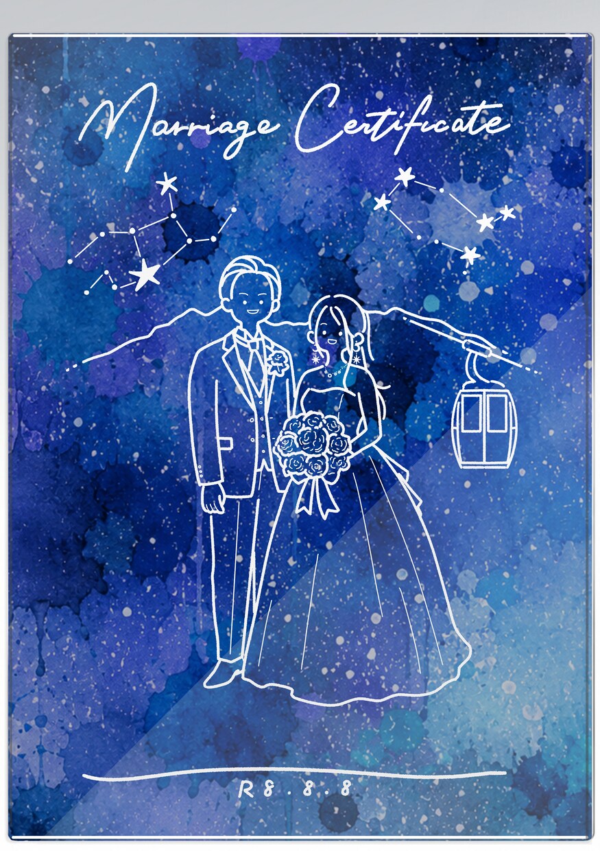 ウェルカムボード＆結婚式イラスト制作します おしゃれで可愛いシンプルなウェディングイラスト イメージ6