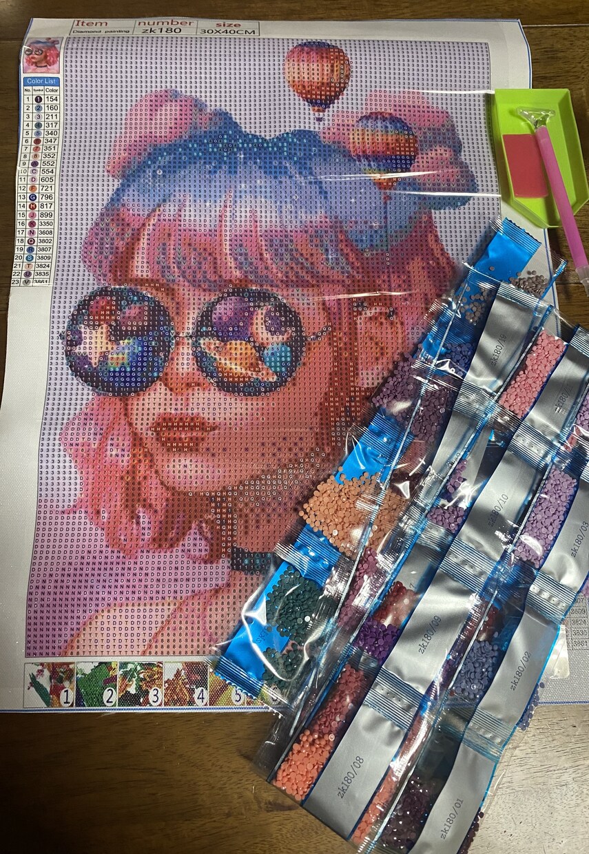 ダイヤモンドアート代行で作らせて頂きます 今人気のダイヤモンドアートを代わりに私が完成させて頂きます イメージ1