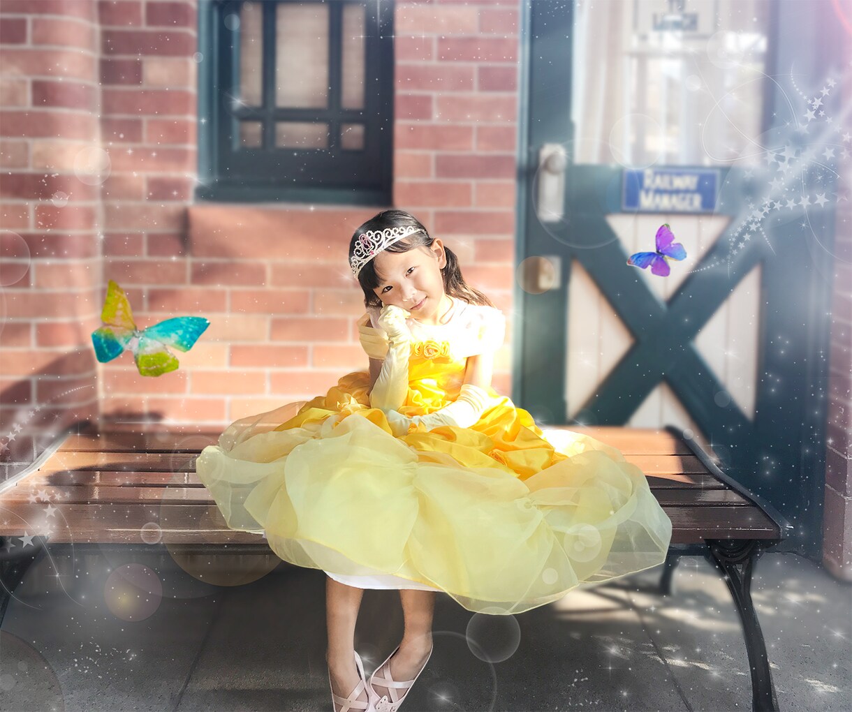 ファンタジー！まるで魔法の世界な加工を施します 誕生日や進級の記念に。結婚式やパーティのウェルカムボードに。 イメージ1