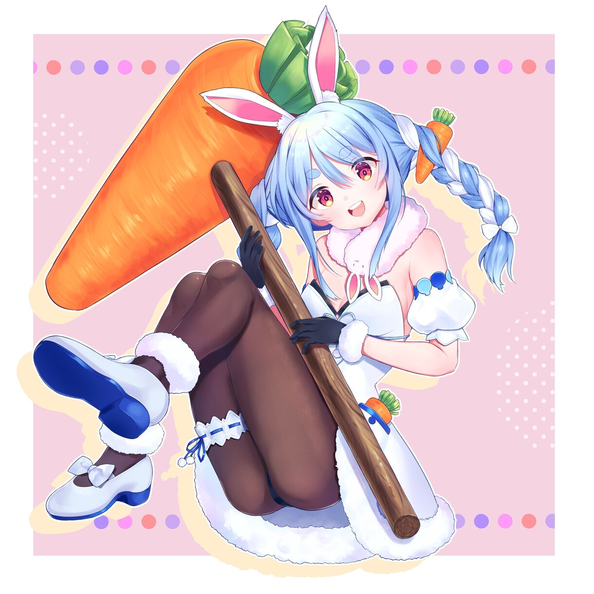 Vtuber・OCの一枚絵、立ち絵お描きします カラフルでポップ！かわいくてイキイキしたイラストならお任せ！ イメージ7