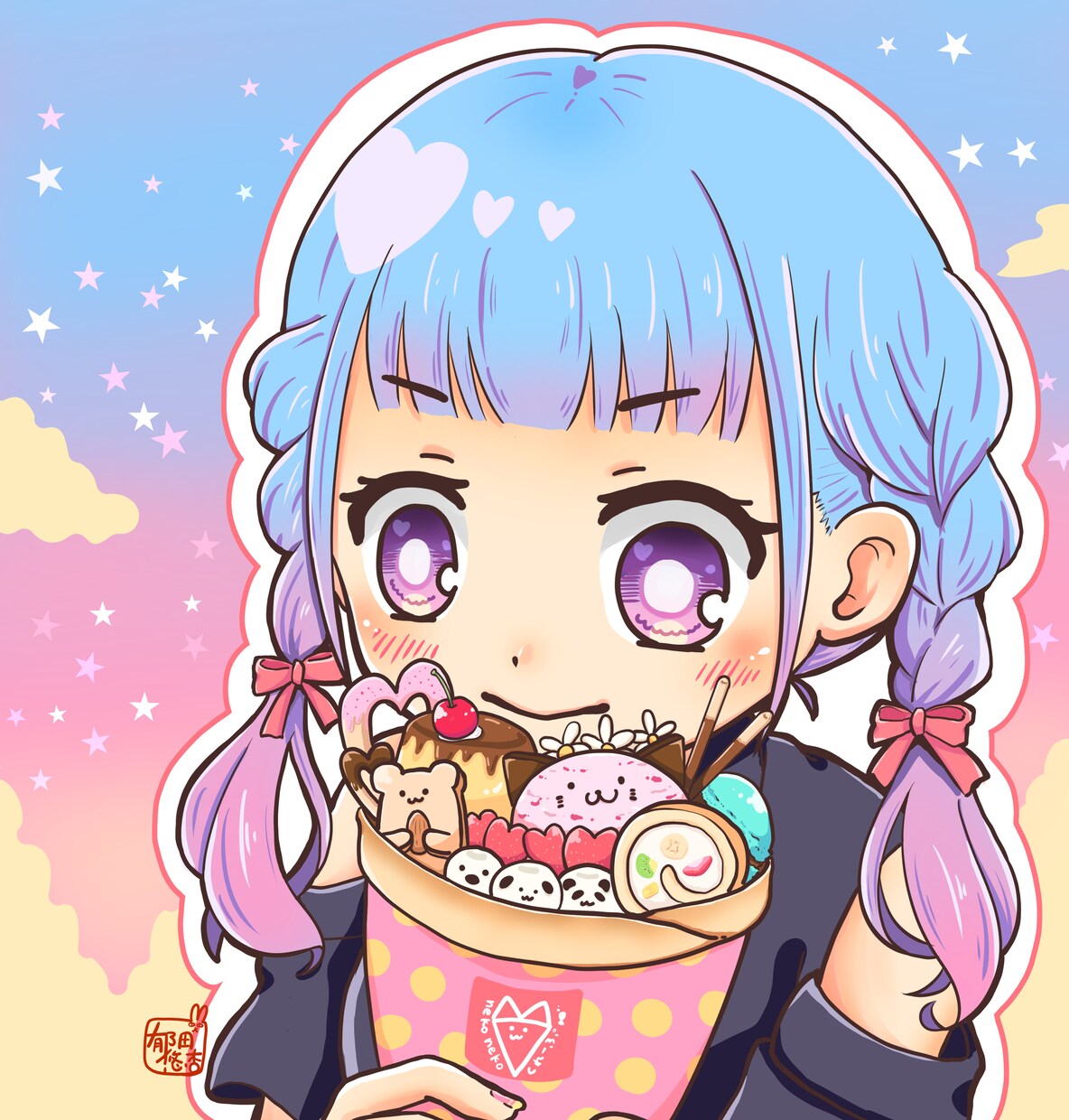 かわいいイラスト、アイコン制作します オーダーメイドのイラスト、いかがでしょうか★ イメージ3