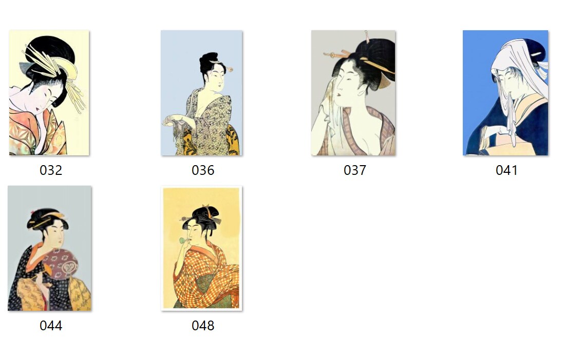 歌麿と写楽の正式浮世絵のモデルにします 浮世絵合成は商用利用許諾付で、キャラクター事業にもお勧め イメージ4