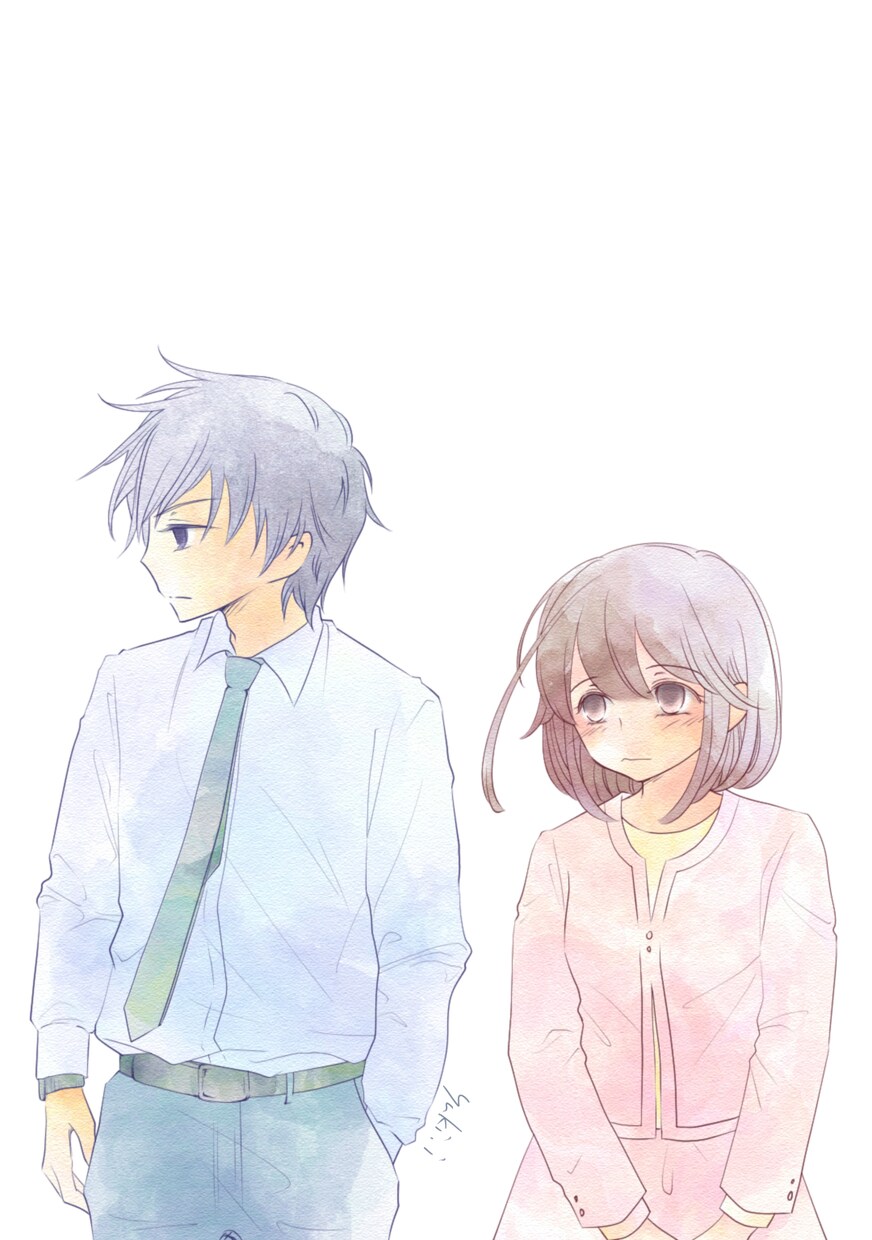 二次利用制限なし◆色塗り代行いたします あなたの線画を水彩タッチのカラーイラストに仕上げます。 イメージ7