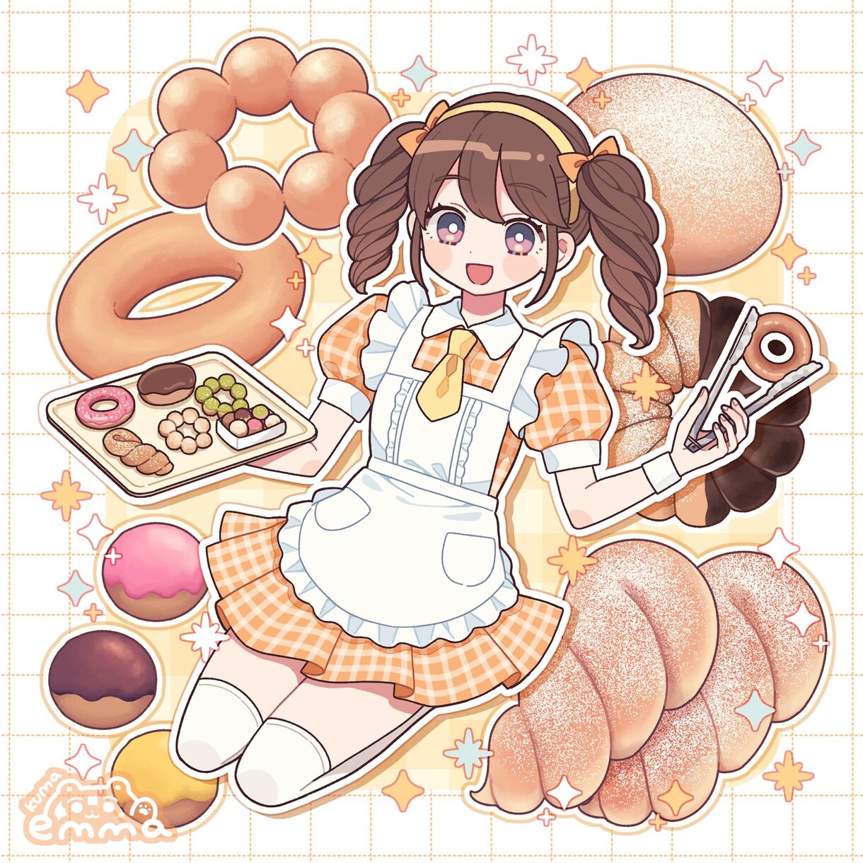 ゆるふわポップなイラストお描きします アイコン、立ち絵、一枚絵、動画・配信用等 イメージ1