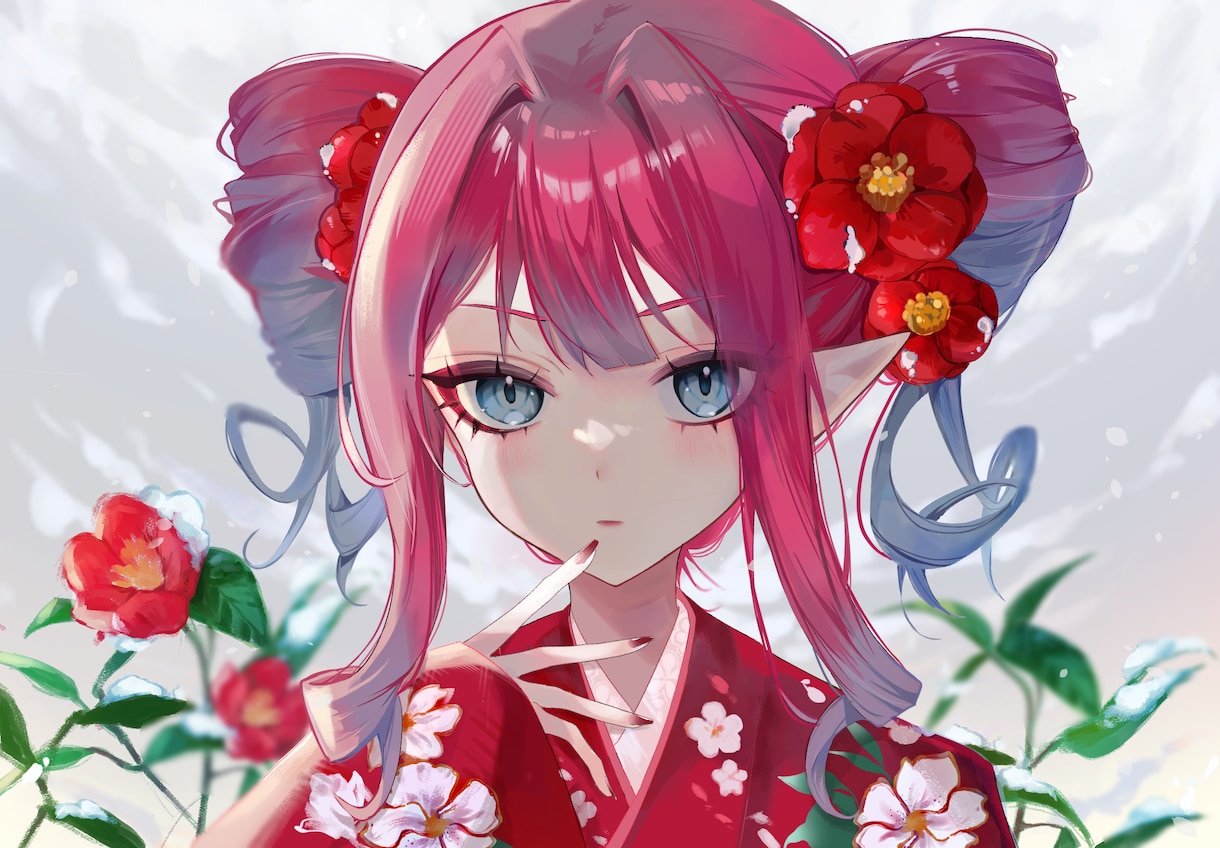 キャラクターイラストの作成を行います 美少女キャラクターのイラストの制作 イメージ4