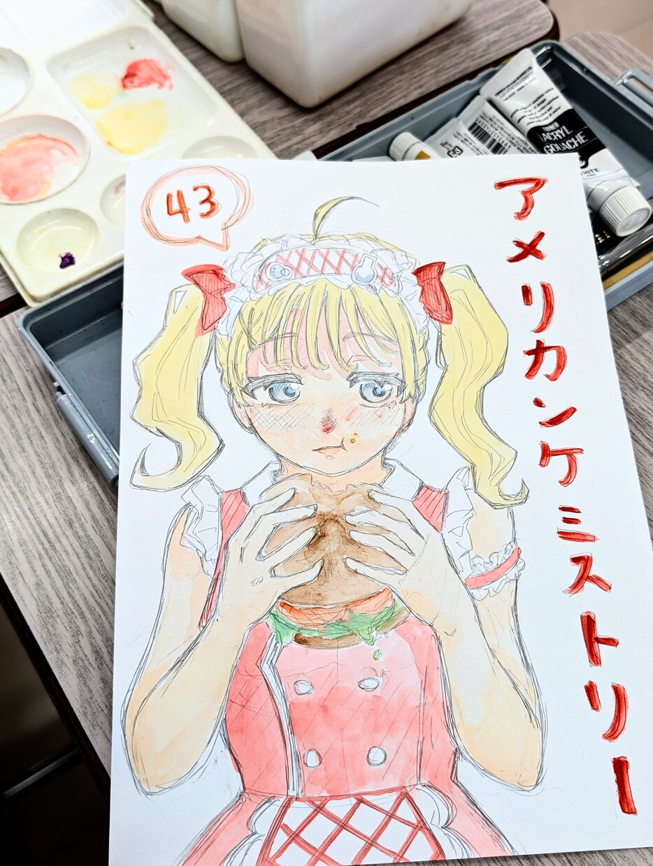 ポスターサイズの1枚絵を作成します オリジナルキャラクターです！！ イメージ1