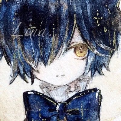 アナログの透明水彩を使ったSNSアイコンを描きます 淡く儚い雰囲気から濃く深い世界観まで水彩で表現します。 イメージ2