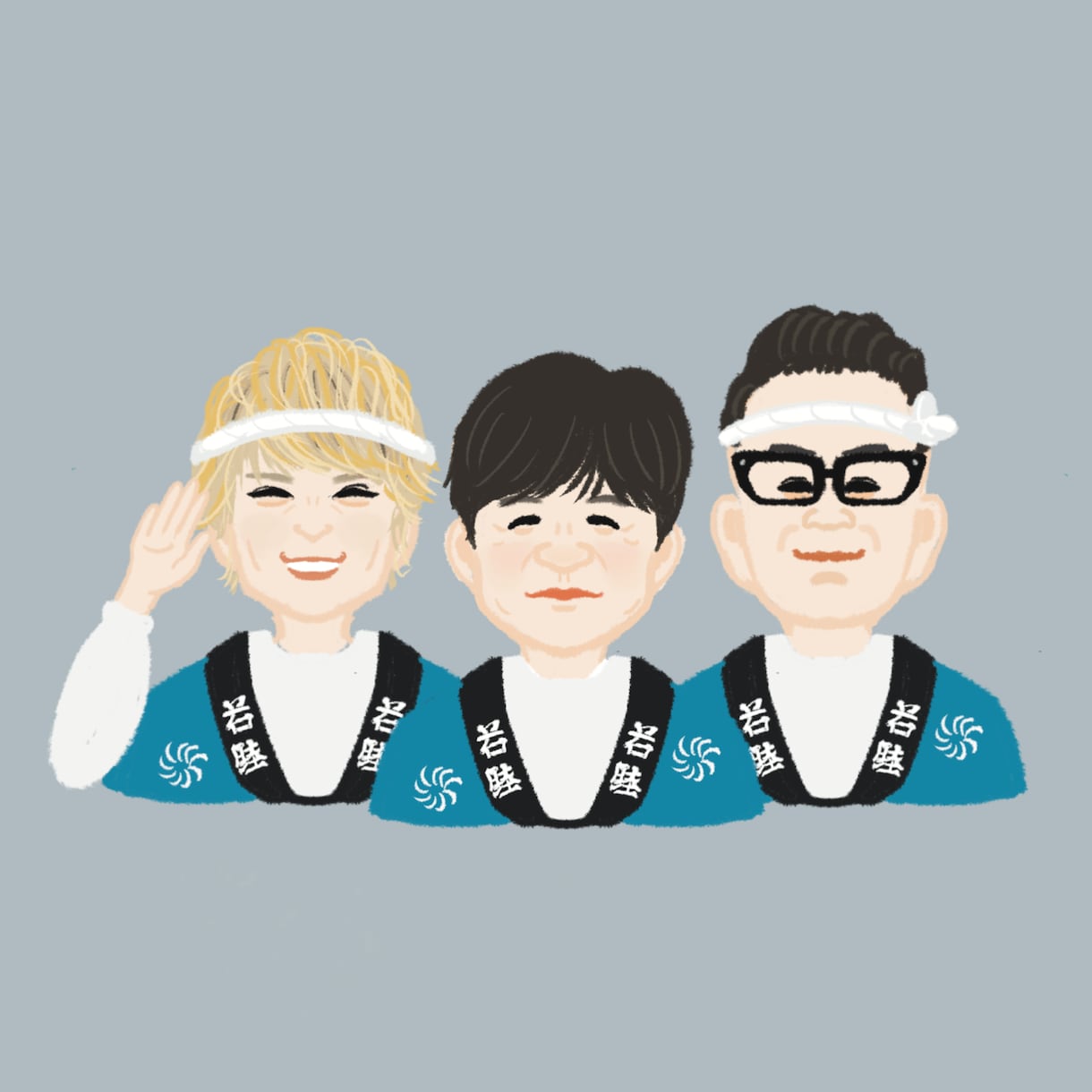 ほんわか笑顔の似顔絵を作成します ミニキャラみたいで可愛い♩似顔絵ギフトにも イメージ3
