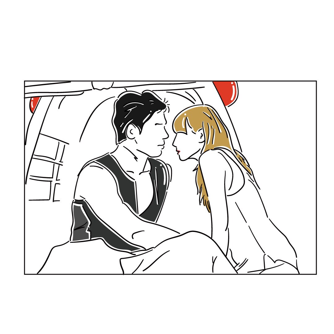 どんな写真もオシャレでシンプルなイラストにします カップル　ご家族　ご友人　結婚式や記念日のギフト用にも！ イメージ2