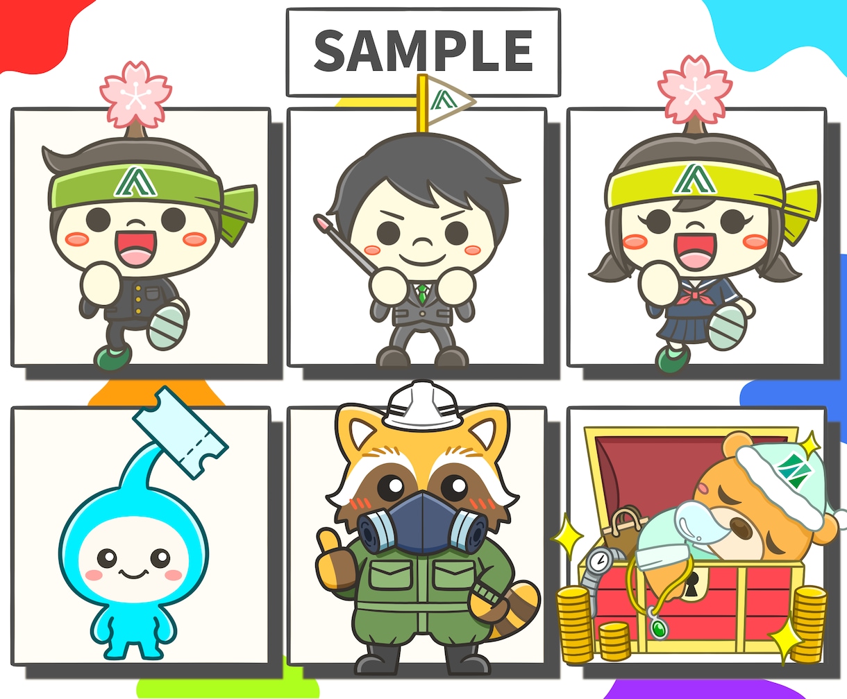 個性と目立ちに特化したキャラクターをお届けします ！満足度あり、妥協点なしのイラストをあなたと共に創りあげます イメージ5