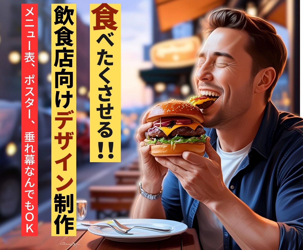売上アップを目指す飲食店のための画像制作 します 飲食店専門だからこそ、「売れる」デザインをご提案！ イメージ1
