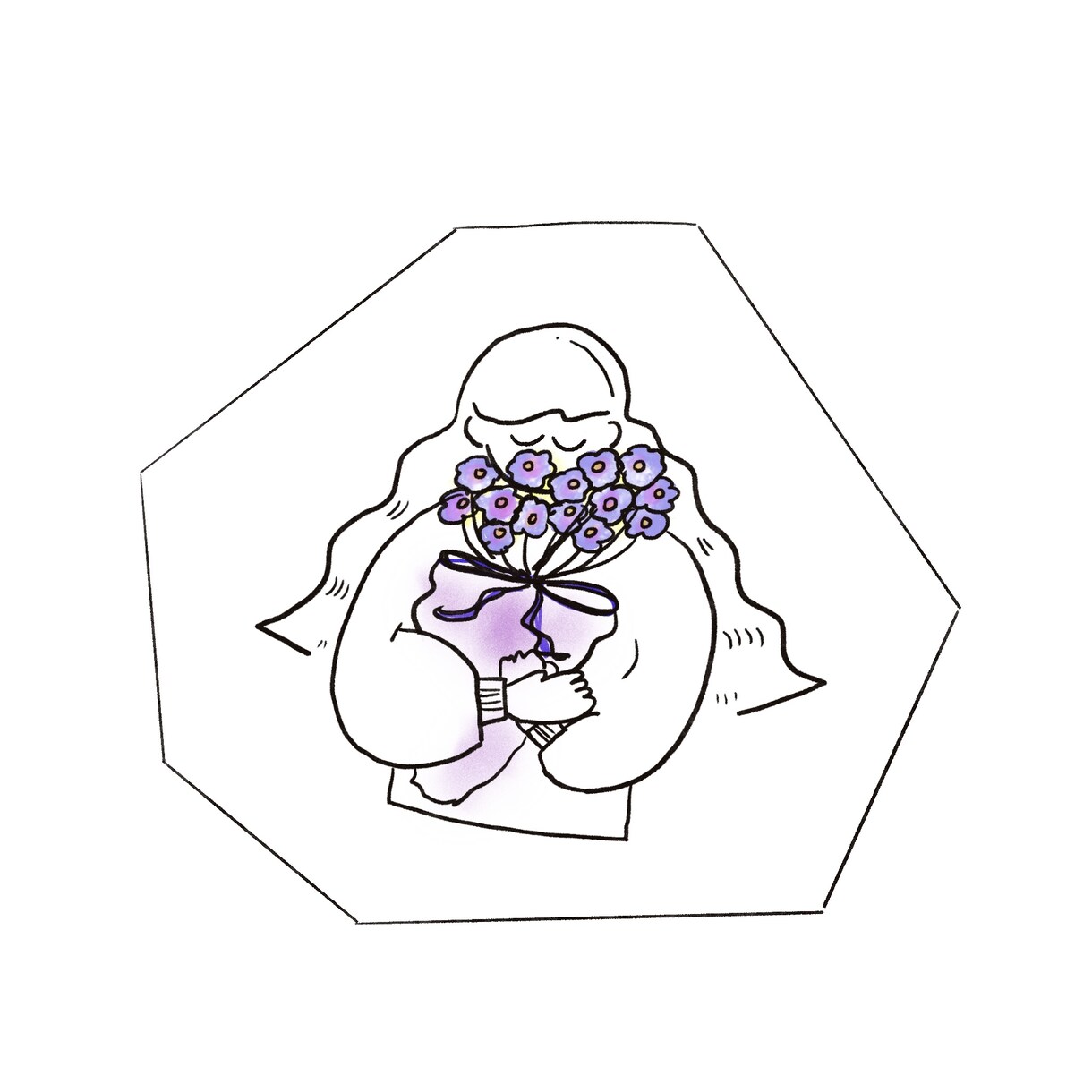 ゆるいシンプルタッチの似顔絵かきます 似顔絵アイコンそろそろ変えたくありませんか? イメージ1