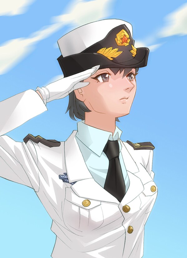格安で制服のお姉さま描きます 皆、一度は憧れる凛々しくて可愛い制服お姉さまはいりませんか？ イメージ3