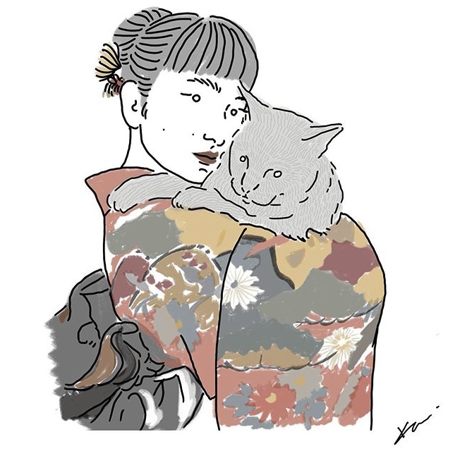 お写真をオシャレにイラストにします シンプルにオシャレな似顔絵を求めている方におすすめ イメージ3