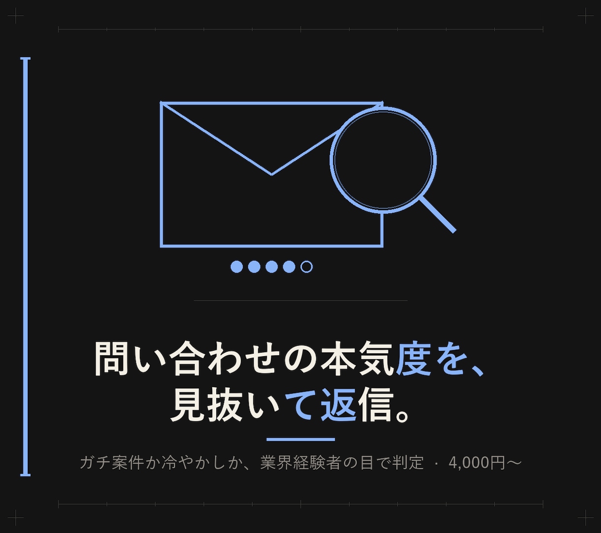 海外問い合わせの裏読み付き返信を作ります ガチ案件か冷やかしか、見極めて返信３パターン提示 イメージ2